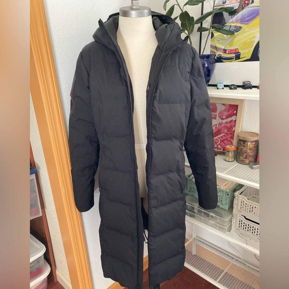 Patagonia Black Women's Jackson Glacier Down Puffer Jacket Parka 700 Fill Size M